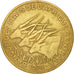 Central African States, 25 Francs, 1976, Paris, VF(20-25), KM:10