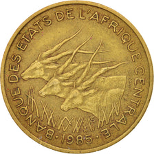 États de l'Afrique centrale, 25 Francs, 1985, Paris, TTB, Aluminum-Bronze, KM:10