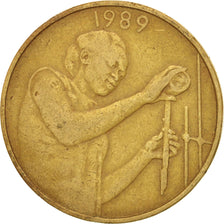 West African States, 25 Francs, 1989, TB+, Aluminum-Bronze, KM:9
