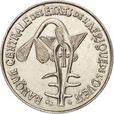 West African States, 50 Francs, 1997, MS(63), Copper-nickel, KM:6
