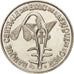 West African States, 50 Francs, 1997, MS(63), Copper-nickel, KM:6