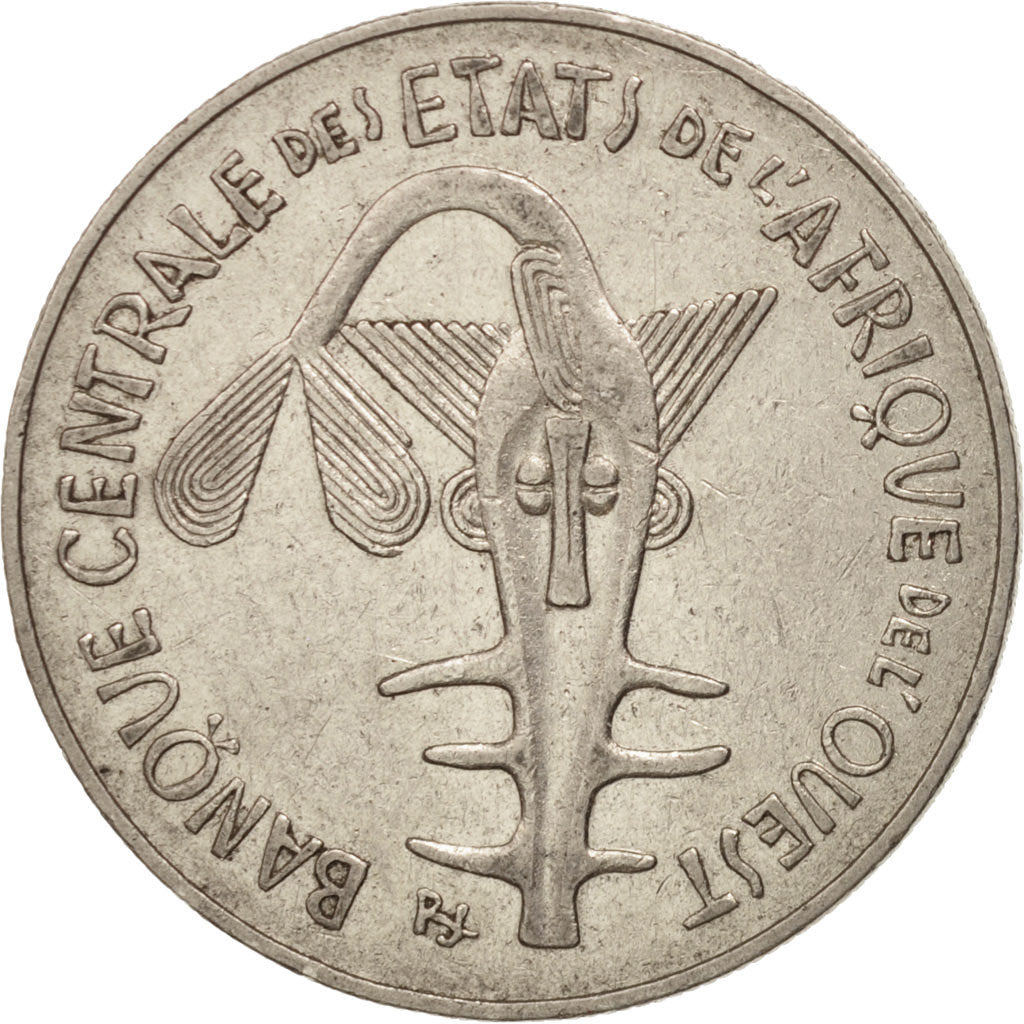 Münze, West African States, 100 Francs, 1982, SS, Nickel, KM:4
