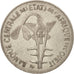 Coin, West African States, 100 Francs, 1982, EF(40-45), Nickel, KM:4