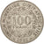 Moneta, Kraje Afryki Zachodniej, 100 Francs, 1982, EF(40-45), Nikiel, KM:4