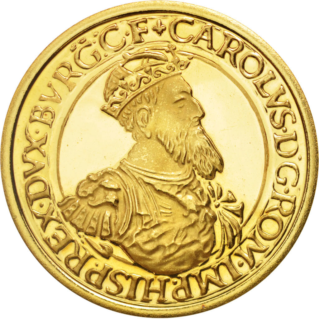 Belgium, Baudouin I, 50 Ecu, 1987, MS(65-70), Gold, KM:167