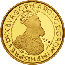 Belgium, Baudouin I, 10 Ecu, 1989, MS(65-70), Gold, KM:172