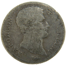 FRANCE, Napoléon I, Franc, 1805, Paris, KM #656.1, VG(8-10), Silver, Gadoury #..