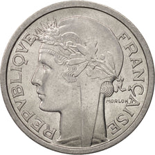 Coin, France, Morlon, Franc, 1957, Beaumont - Le Roger, MS(63), Aluminum