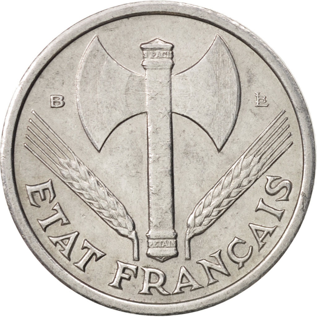 Coin, France, Bazor, Franc, 1944, Rouen, EF(40-45), Aluminum, KM:902.2