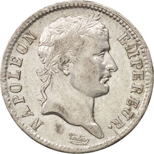 Munten, Frankrijk, Napoléon I, Franc, 1808, Strasbourg, ZF+, Zilver, KM:682.3