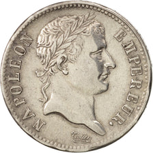 Moneda, Francia, Napoléon I, Franc, 1808, Nantes, MBC+, Plata, KM:682.12