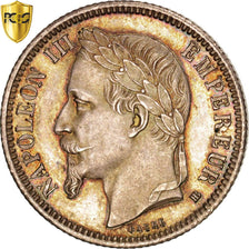 Moneda, Francia, Napoleon III, Napoléon III, Franc, 1869, Strasbourg, PCGS
