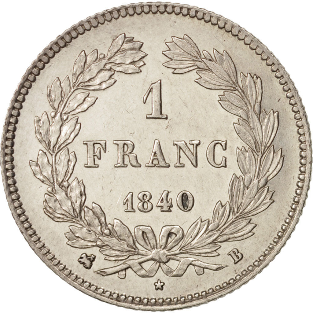 Francia, Louis-Philippe, Franc, 1840, Rouen, SPL-, Argento, KM:748.2, Gadoury...