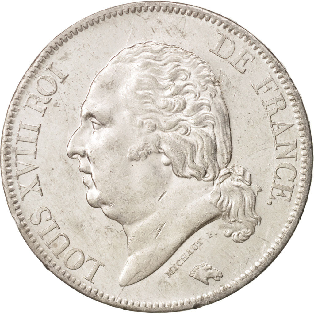 Monnaie, France, Louis XVIII, Louis XVIII, 5 Francs, 1821, Lille, SUP, Argent