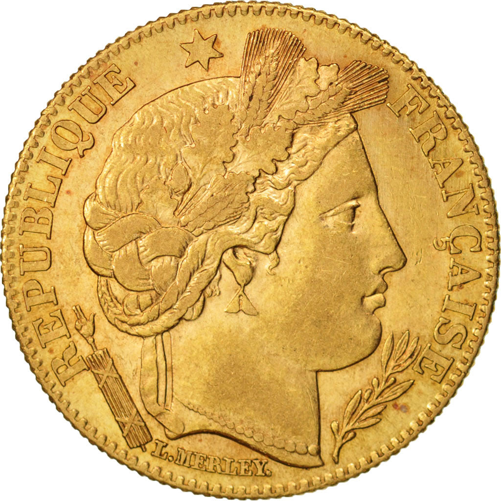 France, Cérès, 10 Francs, 1899, Paris, AU(50-53), Gold, KM:830, Gadoury:1016