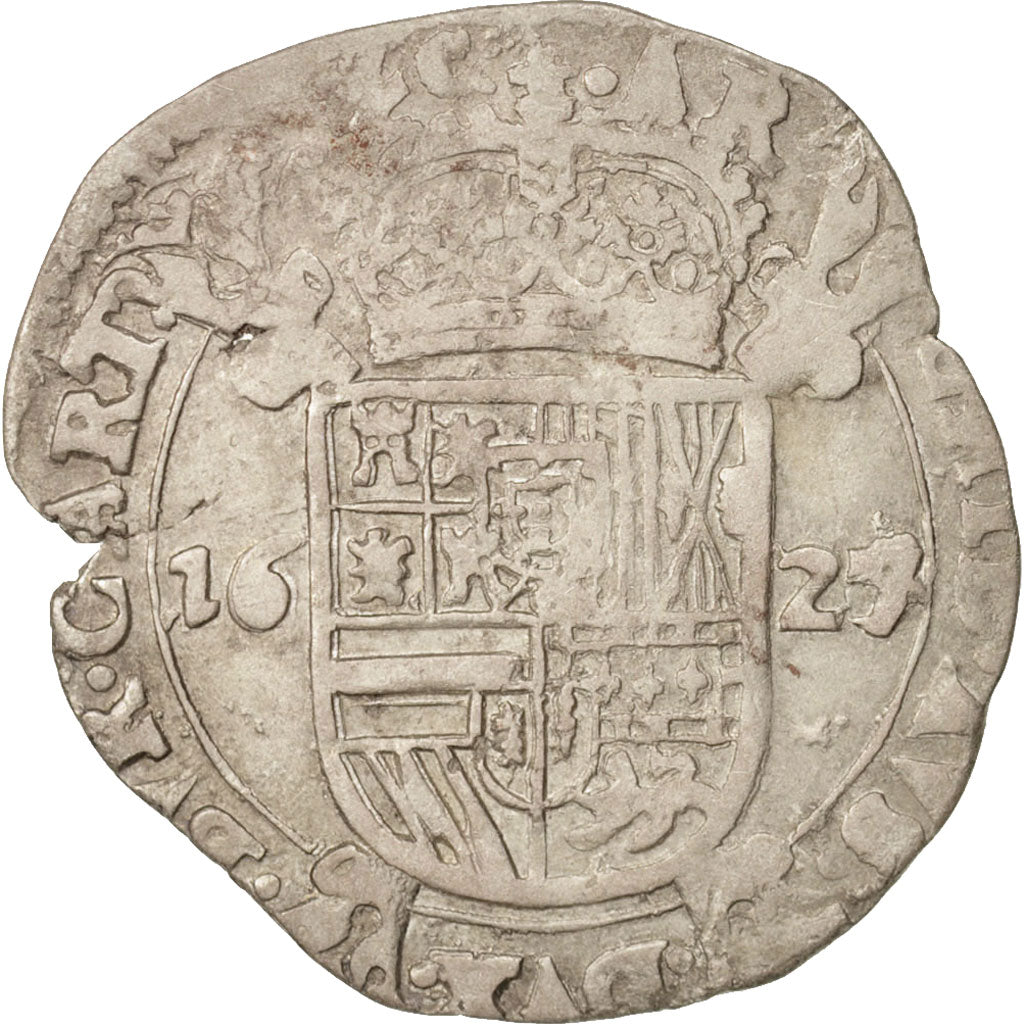Coin, Spanish Netherlands, Artois, Philip IV, Escalin, 1624, Arras, EF(40-45)