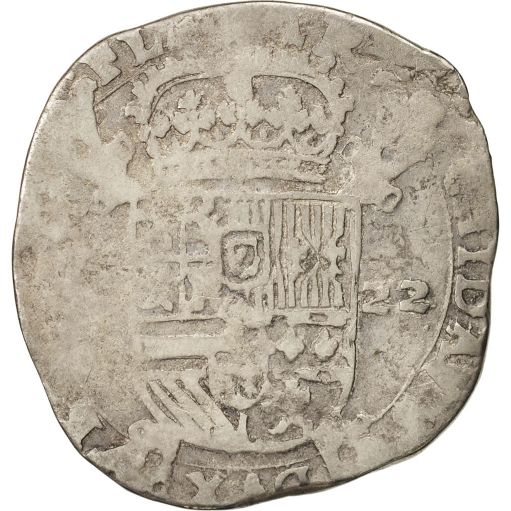 Coin, Spanish Netherlands, Flanders, Philip IV, Escalin, 1622, Bruges
