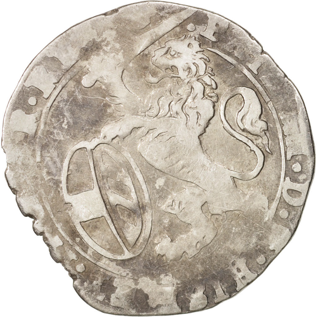 Spanish Netherlands, BRABANT, Escalin, 1624, Brussels, VF(20-25), KM:52.3