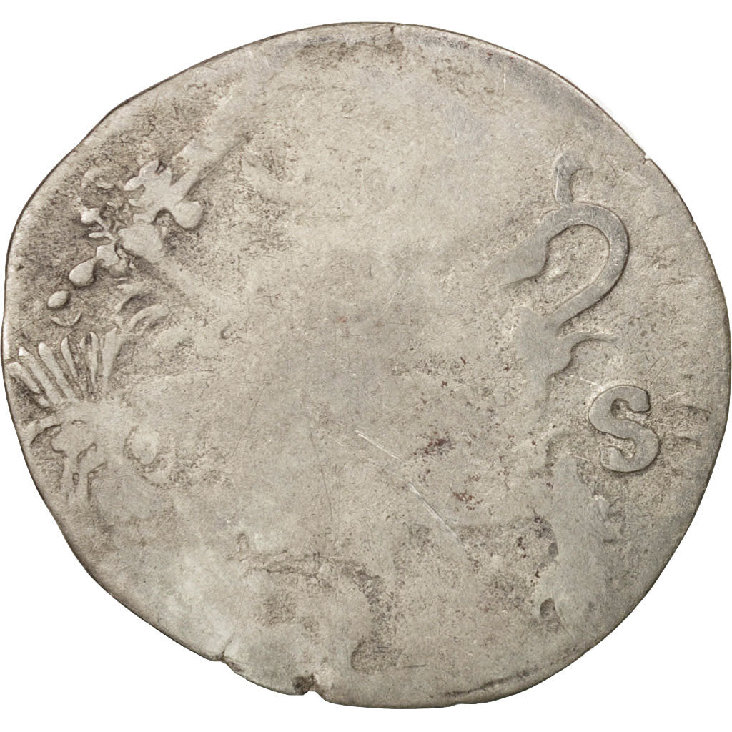 Netherlands, ZEELAND, 2 Stuiver, 1617, VG(8-10), Silver, KM:29