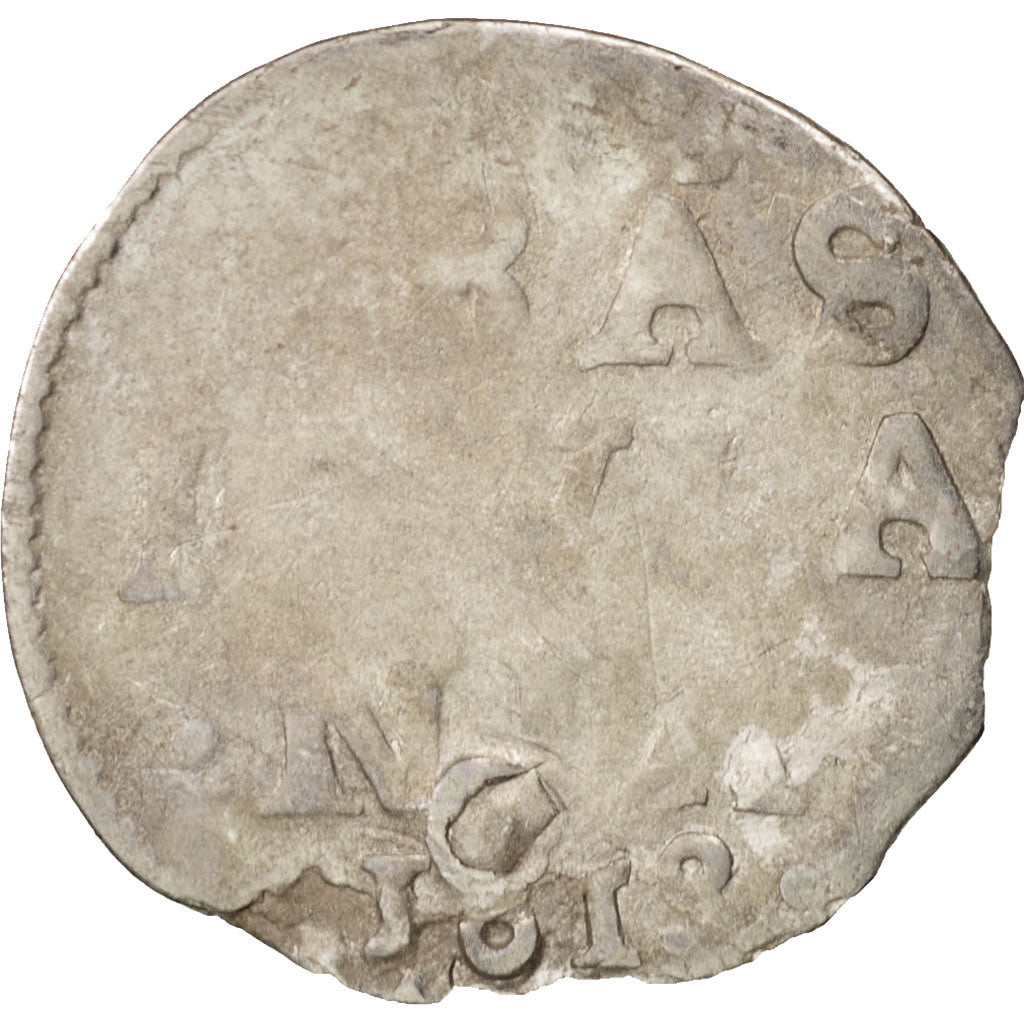 Netherlands, OVERYSSEL, 2 Stuivers, 1618, VG(8-10), Silver, KM:19.1