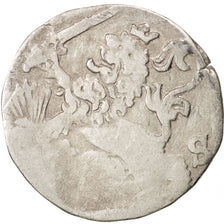 Netherlands, OVERYSSEL, 2 Stuivers, 1618, Zwolle, F(12-15), Silver, KM:19.1