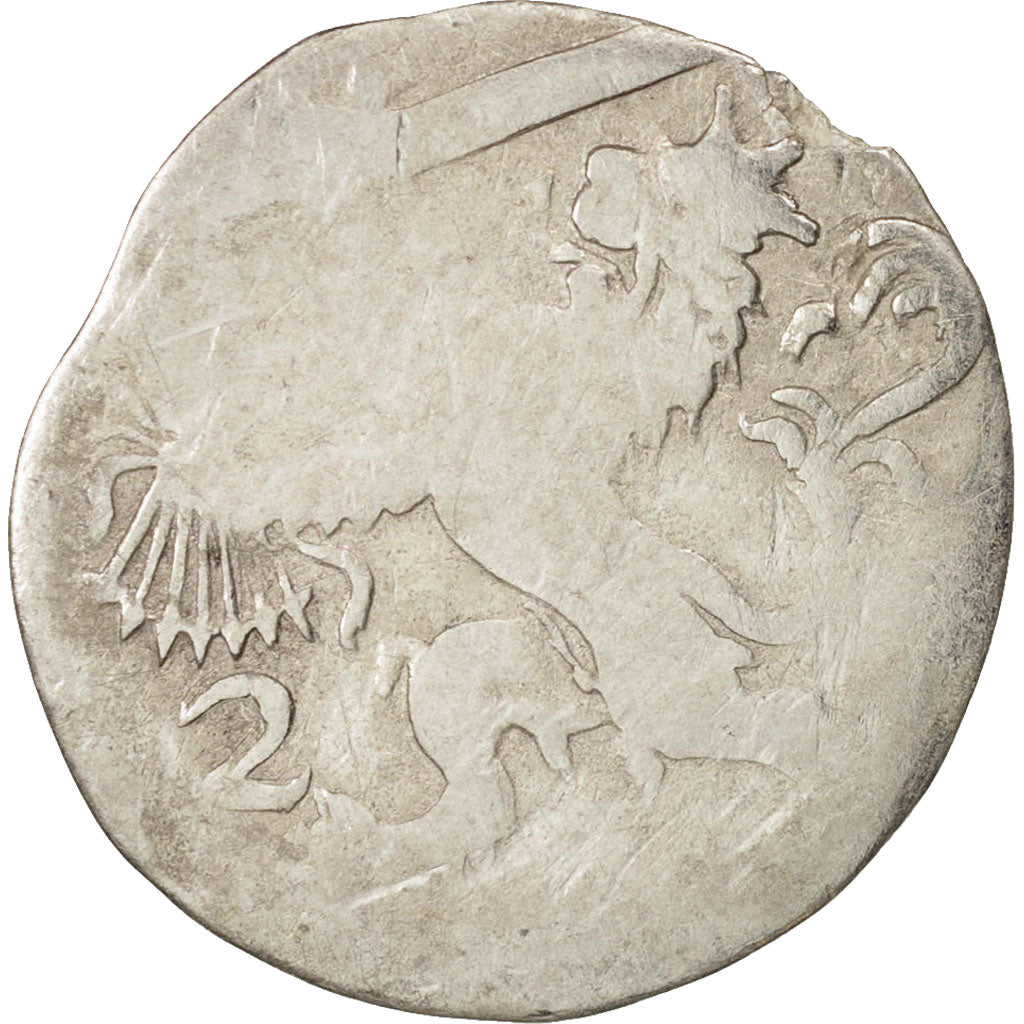 Netherlands, HOLLAND, 2 Stuivers, 1616, VG(8-10), Silver, KM:27