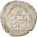France, Charles VII, Blanc à la couronne, Montpellier, EF(40-45), Duplessy:519