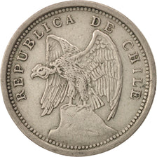 Chile, 10 Centavos, 1933, TTB, Copper-nickel, KM:166