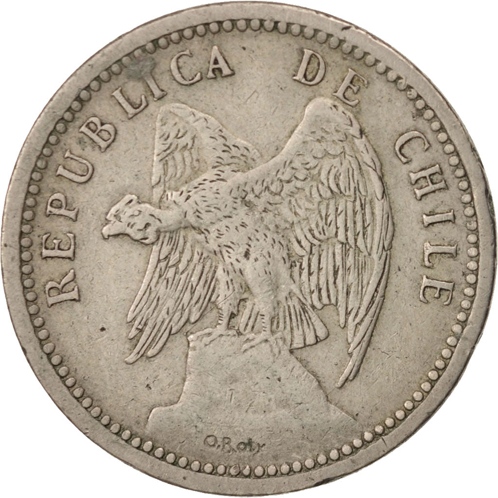 Coin, Chile, 20 Centavos, 1939, EF(40-45), Copper-nickel, KM:167.3