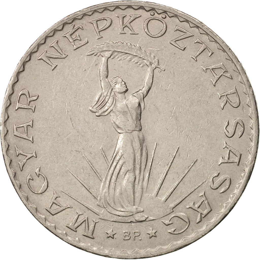 Münze, Ungarn, 10 Forint, 1972, SS+, Nickel, KM:595