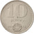 Moneta, Węgry, 10 Forint, 1972, AU(50-53), Nikiel, KM:595