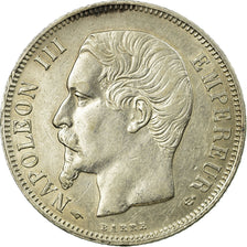 Moneta, Francja, Napoleon III, Napoléon III, Franc, 1856, Paris, AU(50-53)