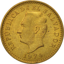 El Salvador, 2 Centavos, 1974, British Royal Mint, England, MS(60-62), KM:147