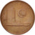 Coin, Malaysia, Sen, 1988, AU(50-53), Copper Clad Steel, KM:1a