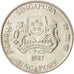 Coin, Singapore, 20 Cents, 1987, British Royal Mint, AU(55-58), Copper-nickel