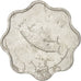 Moneta, Isole maldive, 5 Laari, 1984, BB+, Alluminio, KM:69