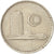 Moneda, Malasia, 10 Sen, 1973, Franklin Mint, MBC+, Cobre - níquel, KM:3