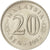 Moneda, Malasia, 20 Sen, 1987, Franklin Mint, EBC+, Cobre - níquel, KM:4