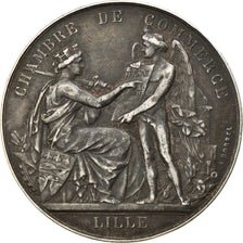 France, Token, Chambre de Commerce de Lille, Borrel.A, AU(50-53), Silver