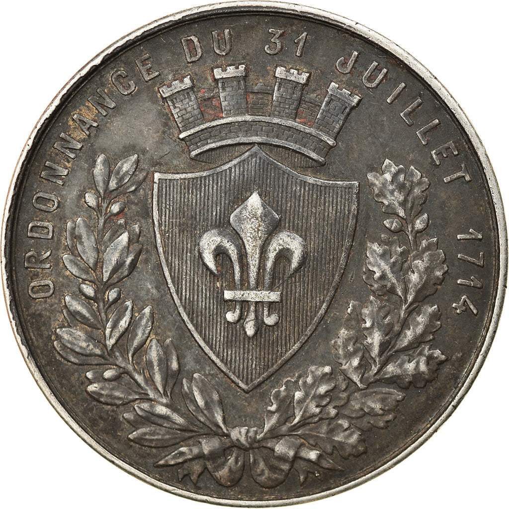 France, Token, Chambre de Commerce de Lille, Borrel.A, AU(50-53), Silver