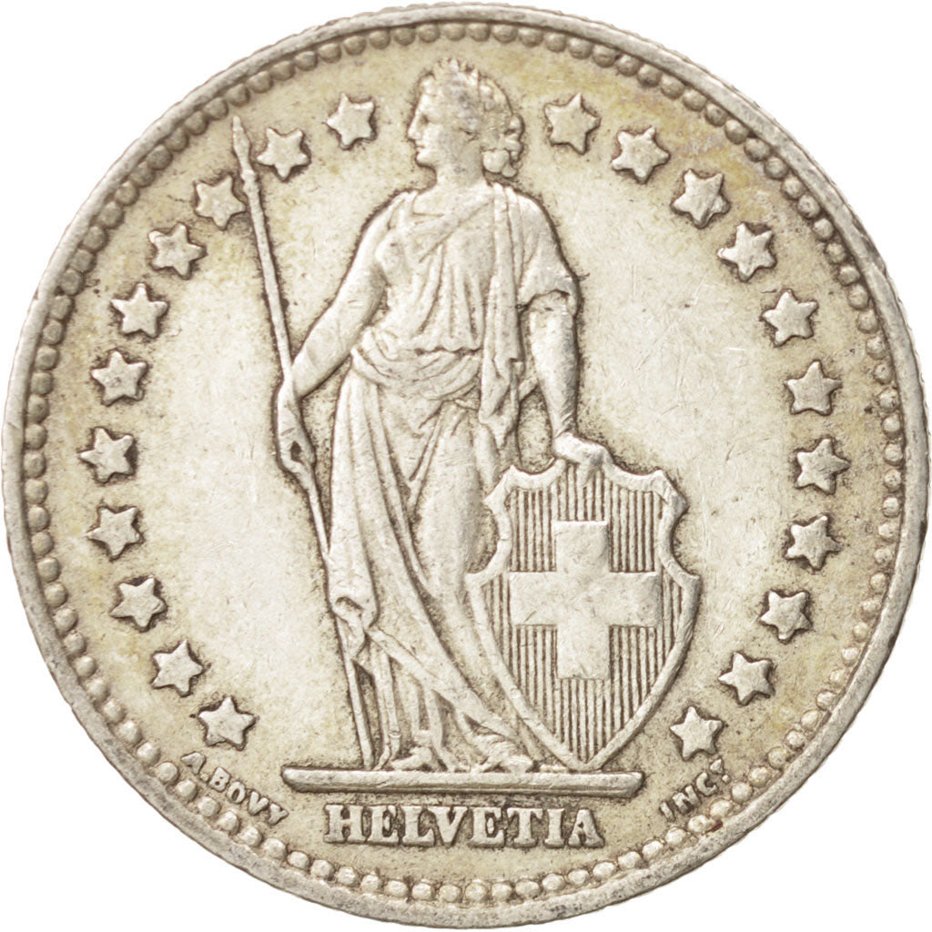 Moneta, Svizzera, Franc, 1937, Bern, BB, Argento, KM:24