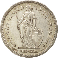 Coin, Switzerland, 2 Francs, 1944, Bern, AU(50-53), Silver, KM:21