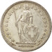 Coin, Switzerland, 2 Francs, 1944, Bern, AU(50-53), Silver, KM:21