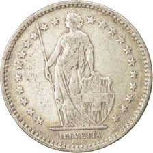 Switzerland, 2 Francs, 1920, Bern, VF(20-25), Silver, KM:21