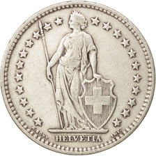 Switzerland, 2 Francs, 1914, Bern, VF(30-35), Silver, KM:21