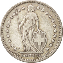Coin, Switzerland, 2 Francs, 1914, Bern, EF(40-45), Silver, KM:21