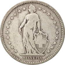 Switzerland, 2 Francs, 1894, Bern, VF(20-25), Silver, KM:21
