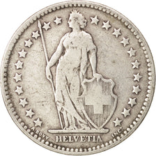 Switzerland, 2 Francs, 1879, Bern, VF(20-25), Silver, KM:21