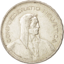 Switzerland, 5 Francs, 1939, Bern, AU(55-58), Silver, KM:40