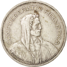 Coin, Switzerland, 5 Francs, 1935, Bern, AU(50-53), Silver, KM:40